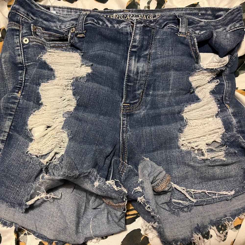 American Eagle Jean Distressed Shorts